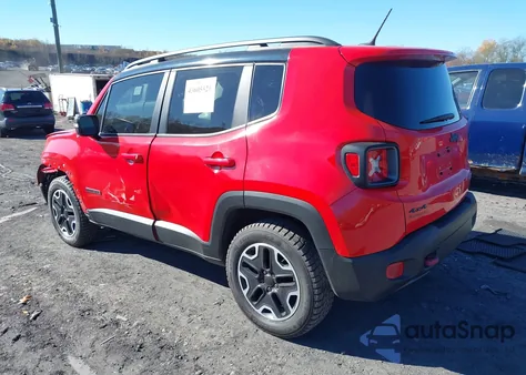 2017 Jeep Renegade Trailhawk 4X4 z USA, uszkodzony, nr VIN ZACCJBCB6HPF77768